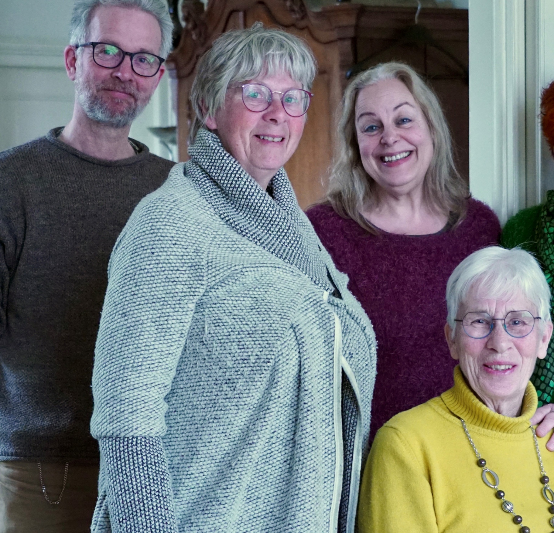 Wil, Tonnis, Marian en Cat